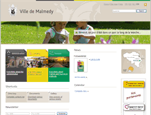 Tablet Screenshot of malmedy.be